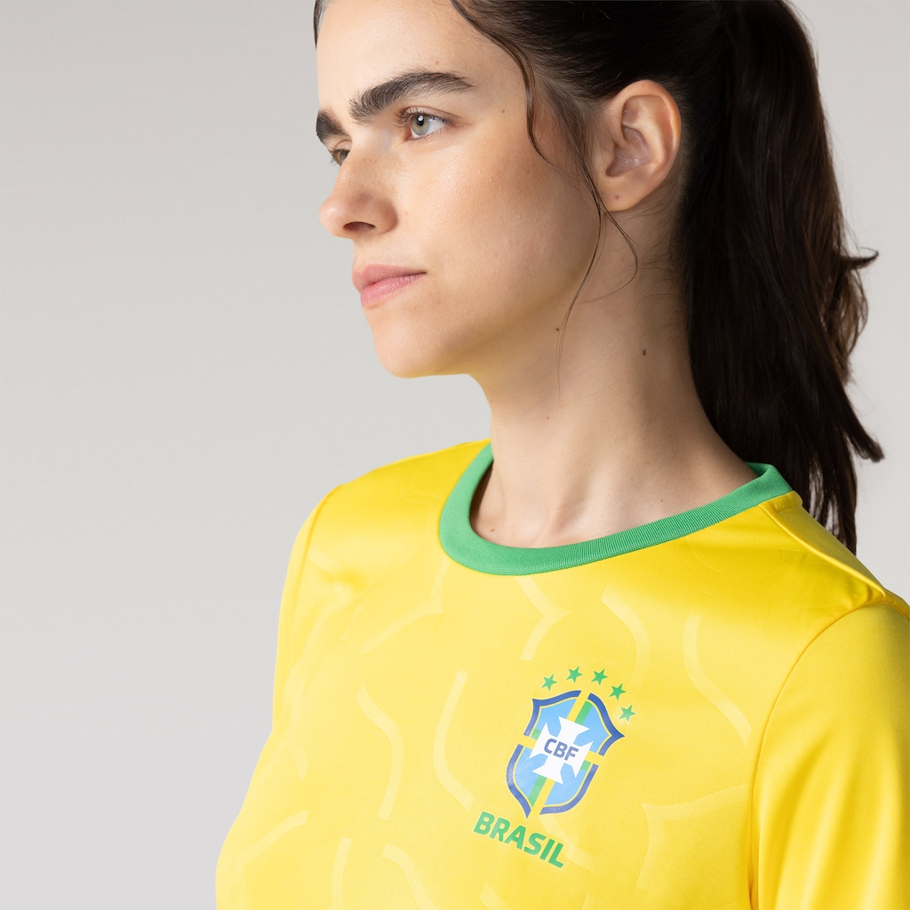 Imagem 4 do produto Camiseta da Seleção do Brasil CBF 26/27 Feminina