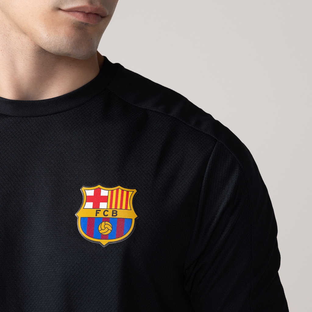 Imagem 4 do produto Camiseta Barcelona Recorte Licenciada Dry Masculina