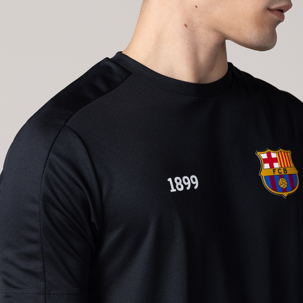 Imagem 5 do produto Camiseta Barcelona Recorte Licenciada Dry Masculina