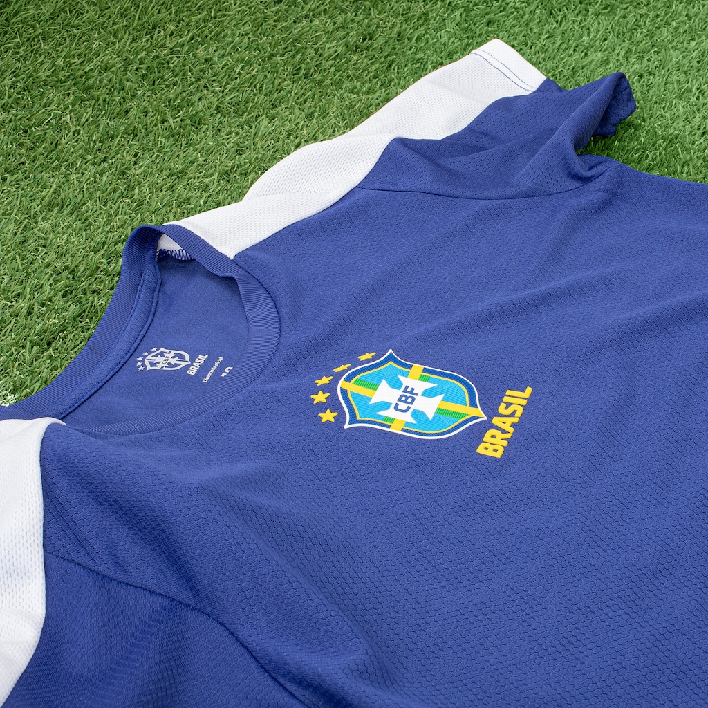 Imagem 3 do produto Camiseta da Seleção do Brasil Com Recorte CBF 26/27 Infantil