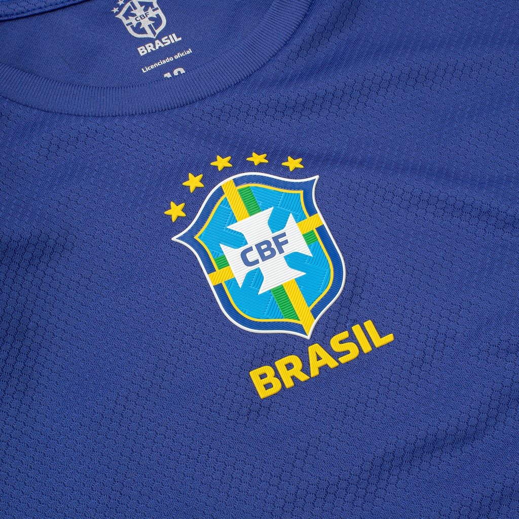 Imagem 4 do produto Camiseta da Seleção do Brasil Com Recorte CBF 26/27 Infantil