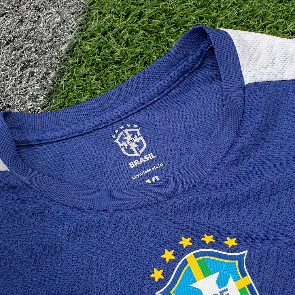 Imagem 5 do produto Camiseta da Seleção do Brasil Com Recorte CBF 26/27 Infantil