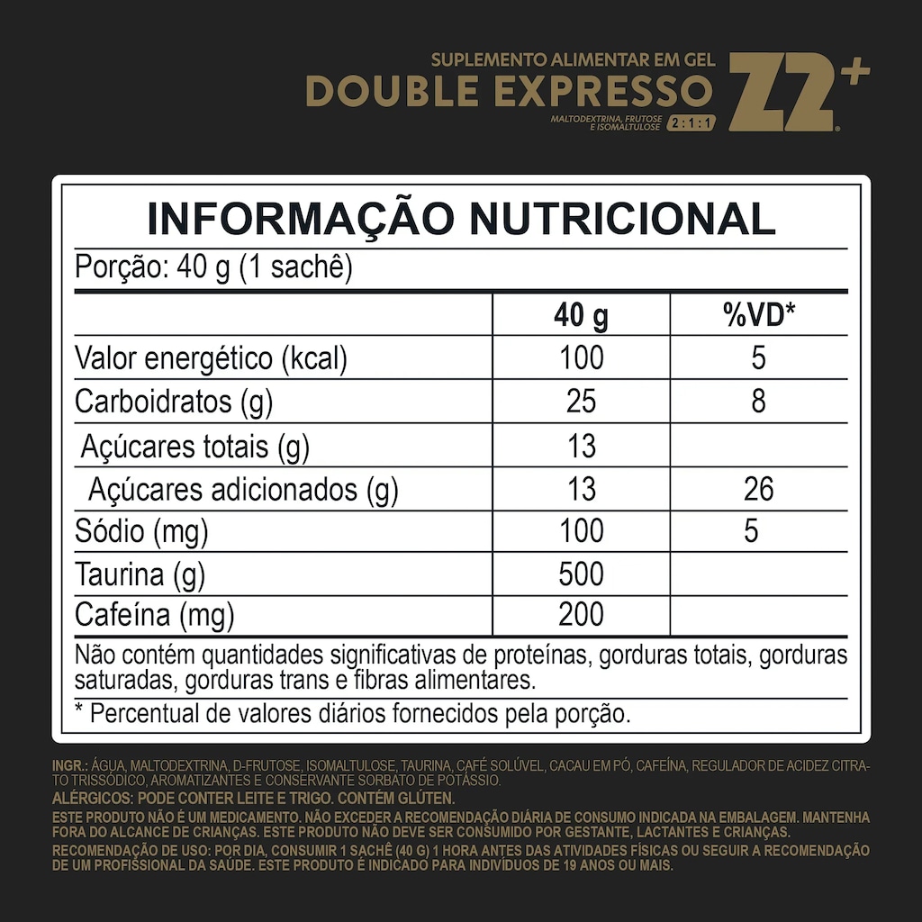 Imagem 2 do produto Energy Gel Z2 Performance Café Expresso