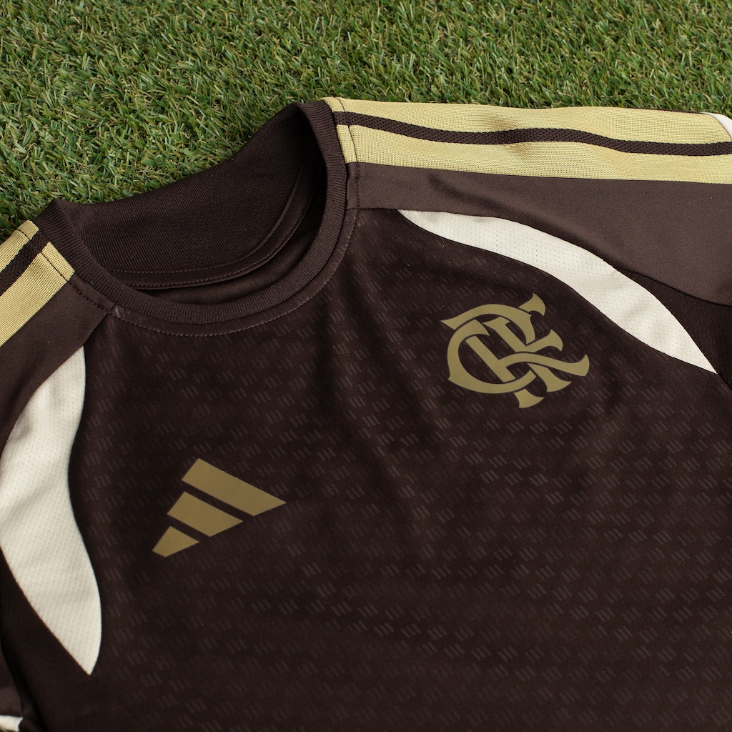 Imagem 4 do produto Camisa do Flamengo Treino Atleta 26/27 adidas Infantil