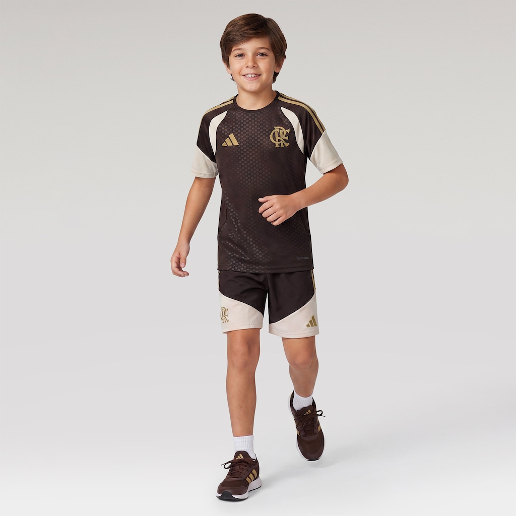 Imagem 3 do produto Camisa do Flamengo Treino Atleta 26/27 adidas Infantil