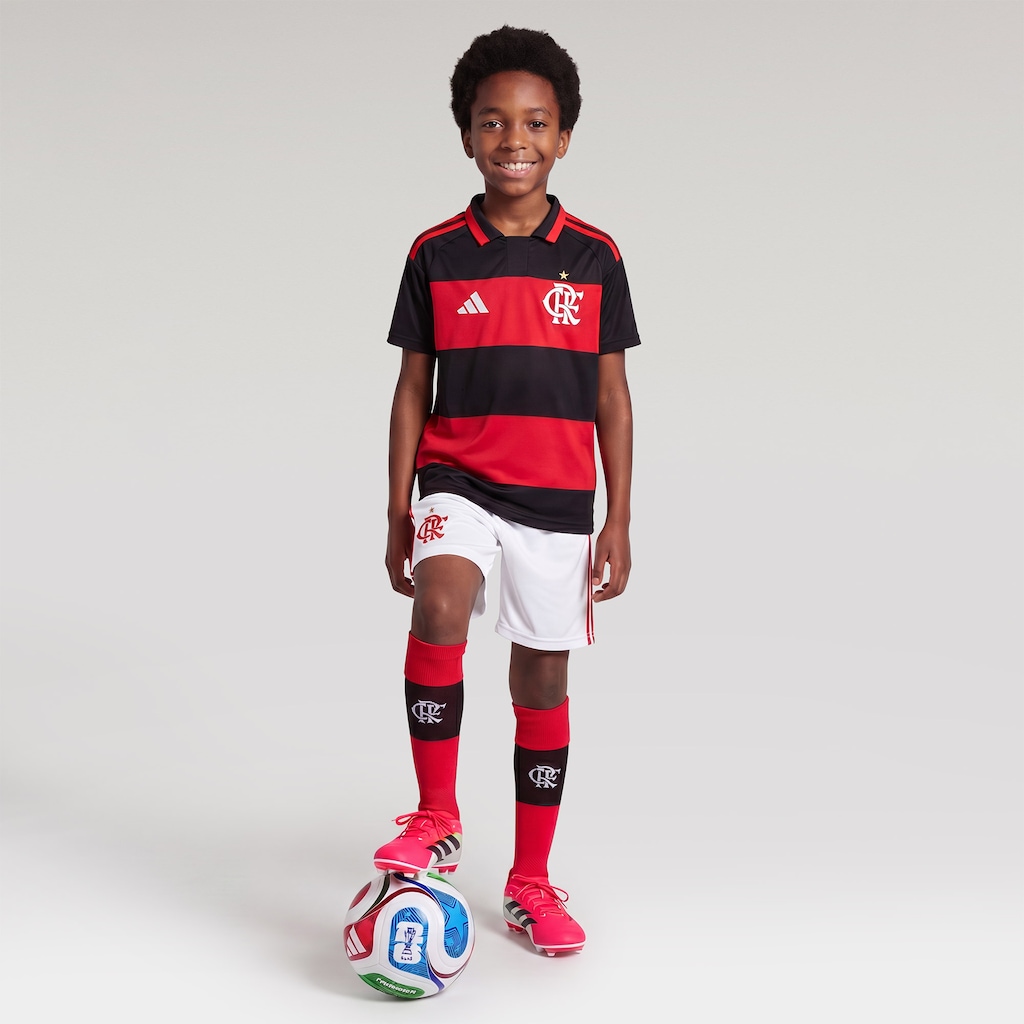 Imagem 3 do produto Camisa do Flamengo I 26/27 Torcedor adidas Infantil
