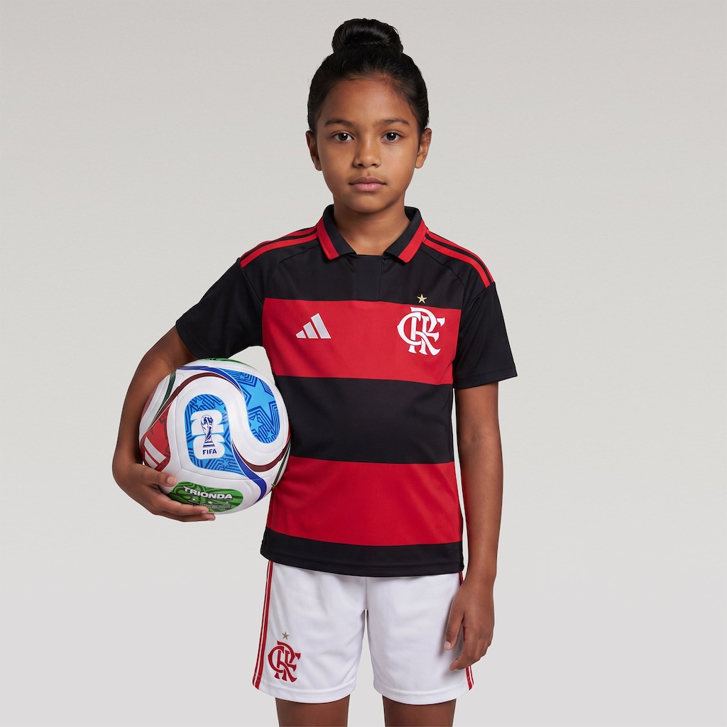 Imagem 4 do produto Camisa do Flamengo I 26/27 Torcedor adidas Infantil
