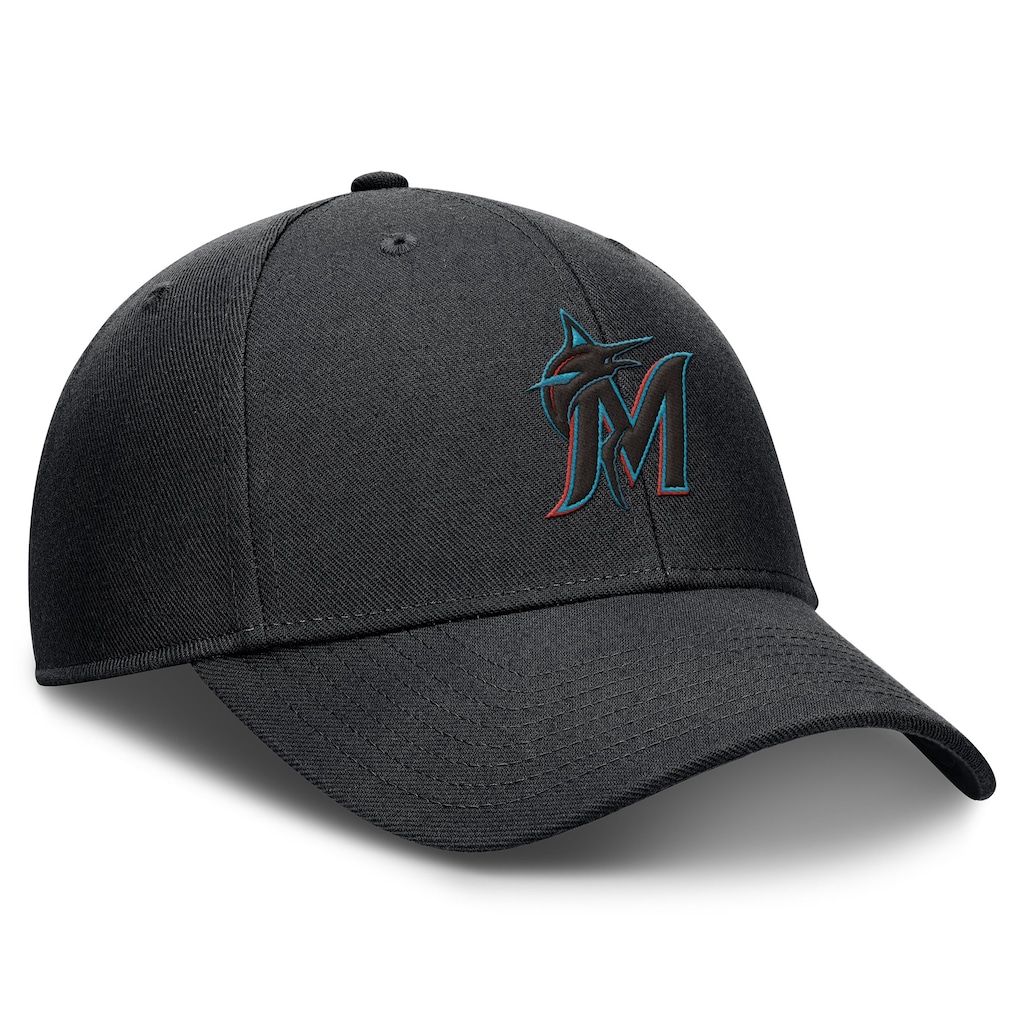 Imagem 3 do produto Boné Unissex MLB Miami Marlins Nike Dri- FIT Club Aba Curva