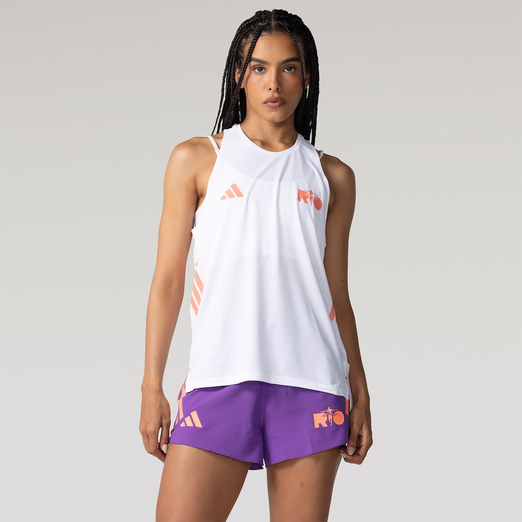Imagem 2 do produto Camiseta Regata adidas Maratona do Rio - Feminina