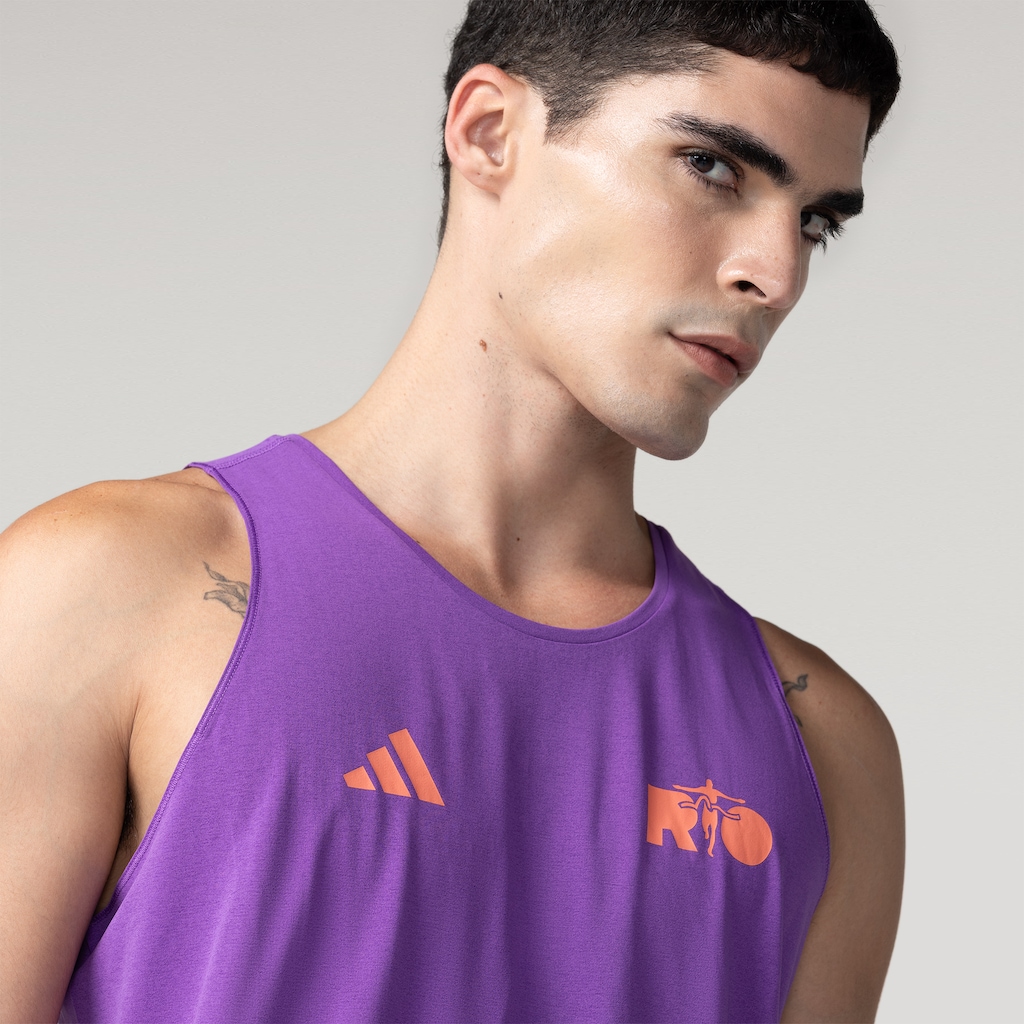Imagem 4 do produto Camiseta Regata adidas Maratona do Rio - Masculina