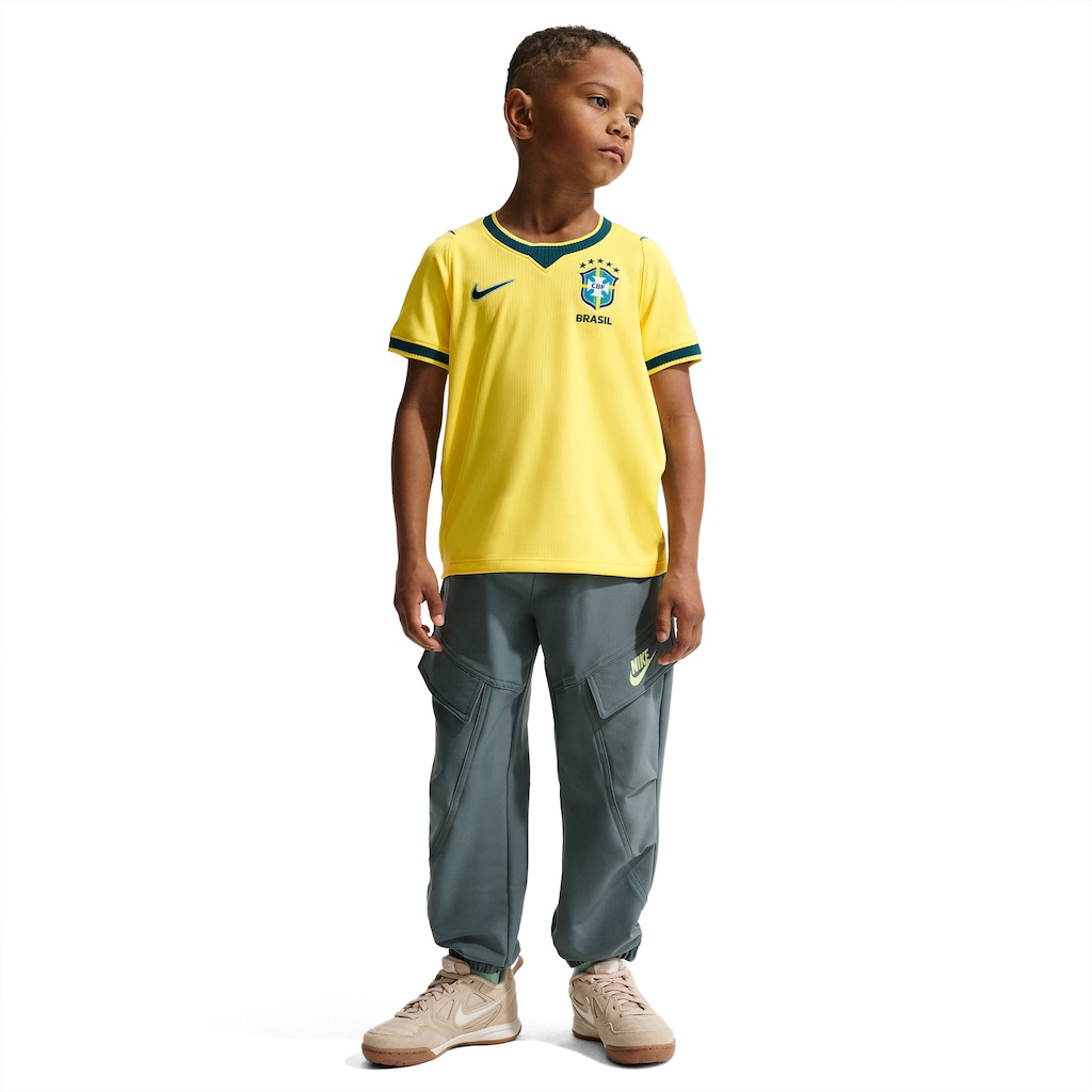 Imagem 4 do produto Camisa Brasil Nike I 2026/27 Torcedor Pro Criança