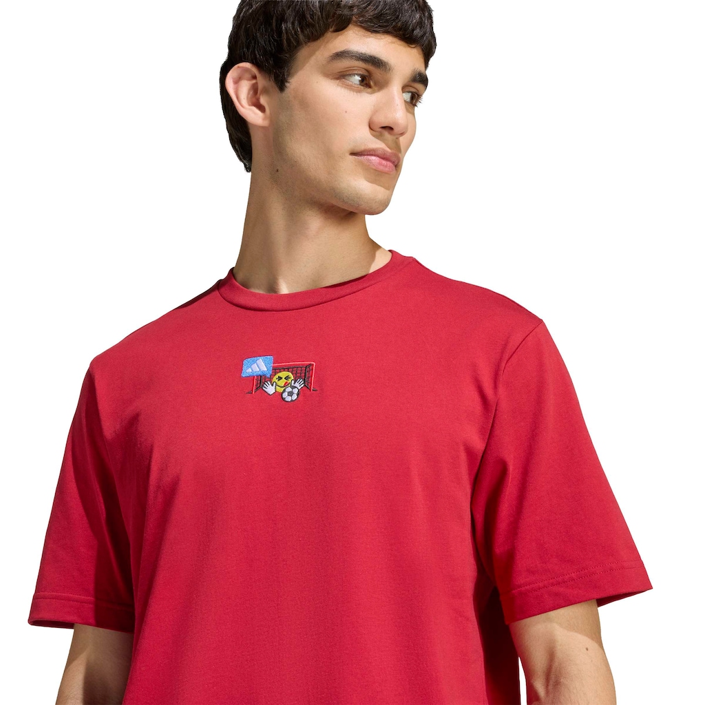 Imagem 3 do produto Camiseta adidas Bordado Pequeno Estampa Futebol Masculina