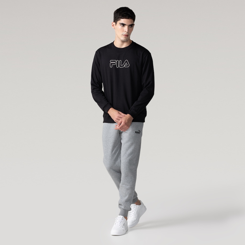 Imagem 4 do produto Blusão Fila LS Letter Outline Light Masculino