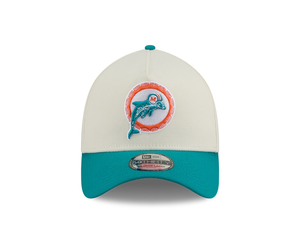 Imagem 3 do produto Boné Unissex New Era NFL 39THIRTY Miami Dolphins Aba Curva