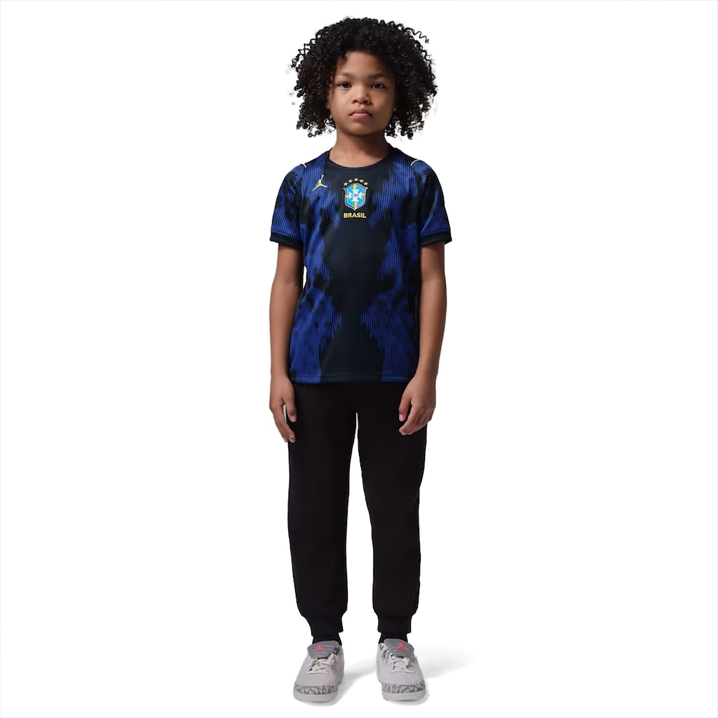 Imagem 3 do produto Camisa Brasil Nike Jordan II 2026/27 Torcedor Pro Criança