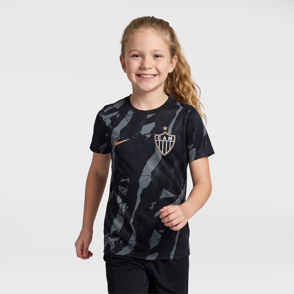 Imagem 4 do produto Camisa do Atletico-MG Pré Jogo 26/27 Nike Infantil