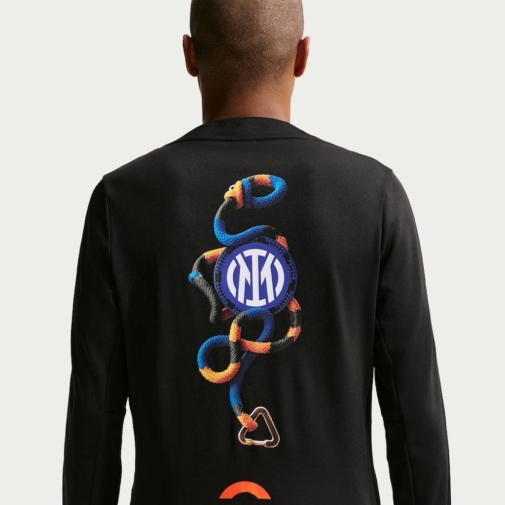 Imagem 5 do produto Camisa Inter de Milão Pré Jogo IV Nike Manga Longa Masculina
