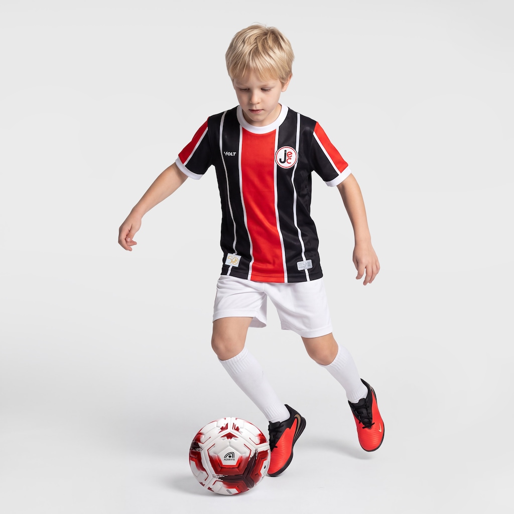 Imagem 3 do produto Camisa do Joinville I 26/27 JEC Volt Torcedor Tricolor Infantil