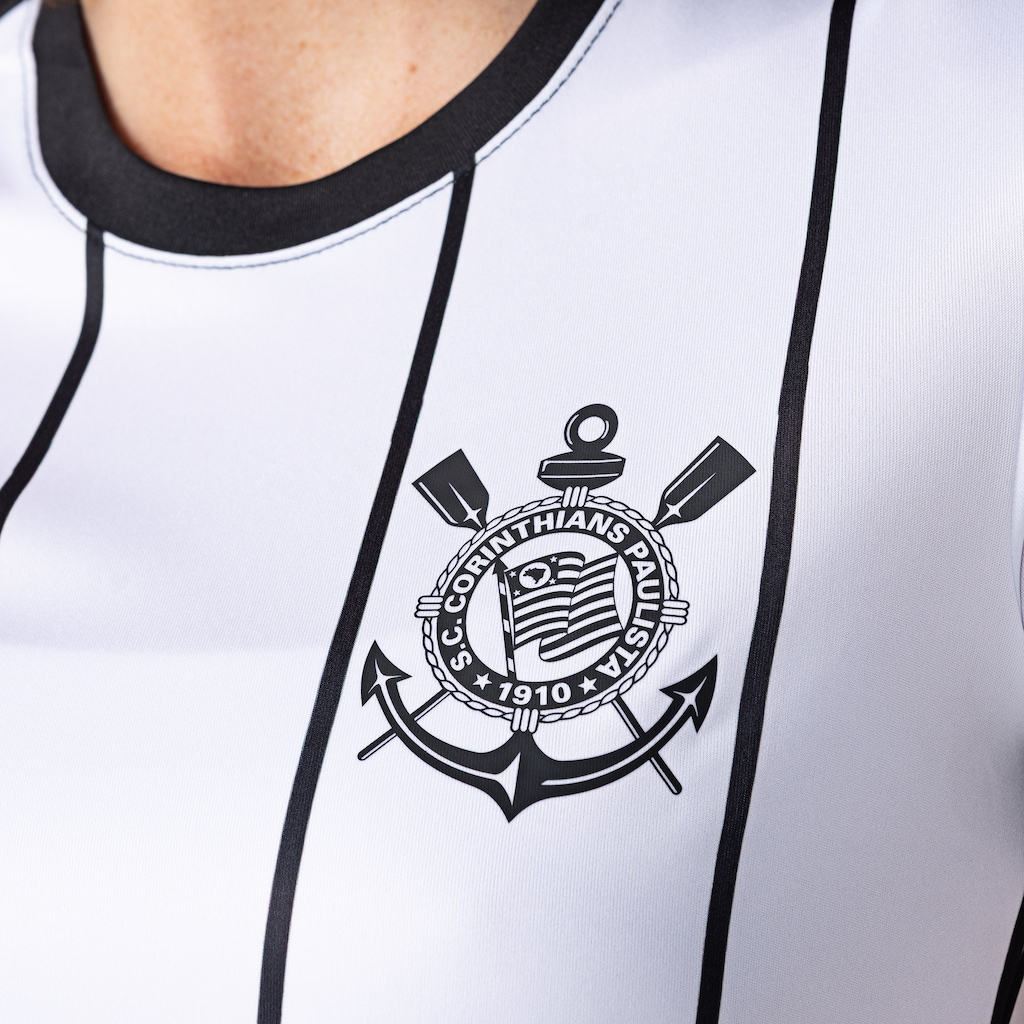 Imagem 5 do produto Camisa do Corinthians Listras Feminina