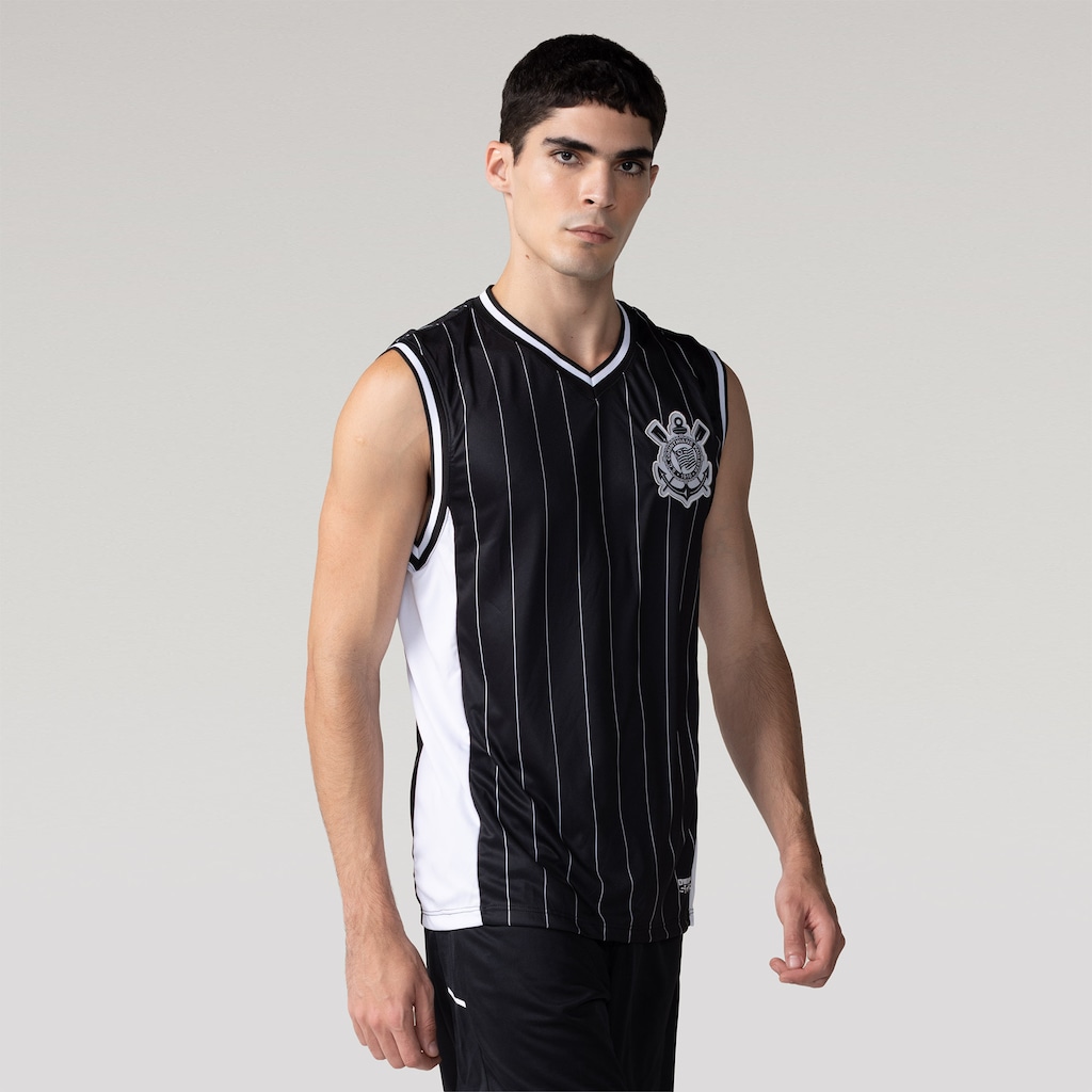 Imagem 3 do produto Camiseta Regata do Corinthians Recorte Coimbra Masculina