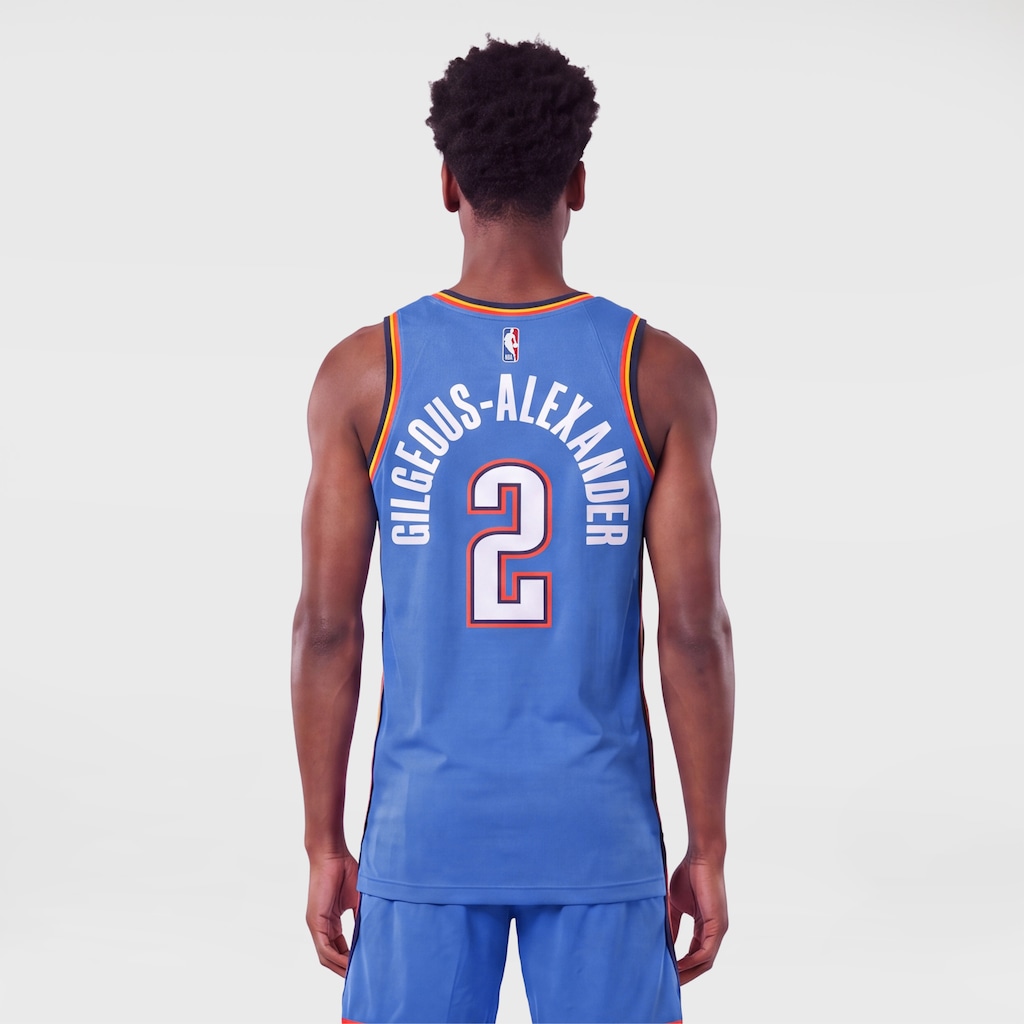 Imagem 2 do produto Camiseta Regata Nike Oklahoma City Thunder 22/23 Icon Edition Masculina