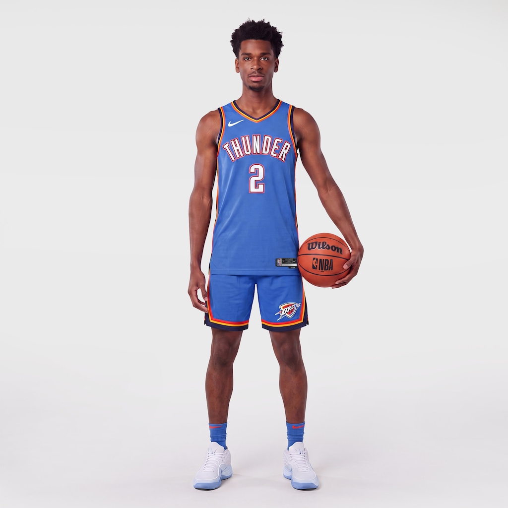 Imagem 3 do produto Camiseta Regata Nike Oklahoma City Thunder 22/23 Icon Edition Masculina
