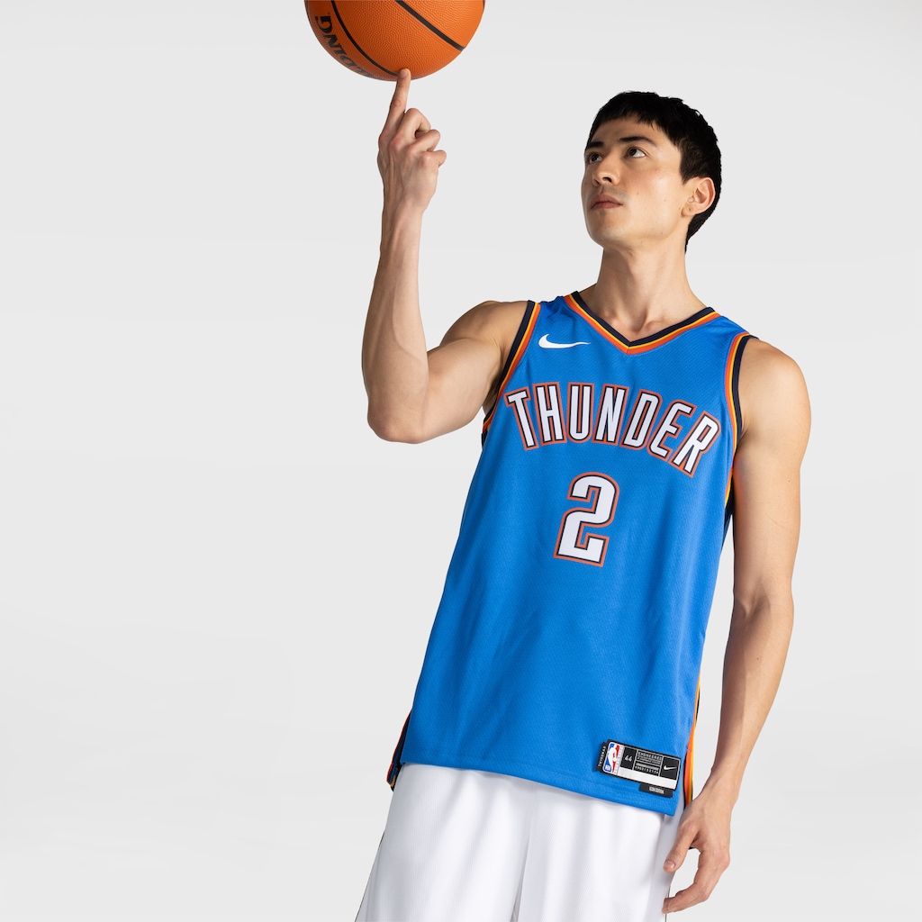 Imagem 1 do produto Camiseta Regata Nike Oklahoma City Thunder 22/23 Icon Edition Masculina
