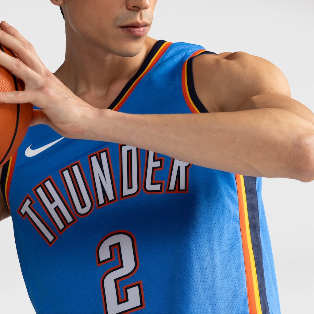 Imagem 4 do produto Camiseta Regata Nike Oklahoma City Thunder 22/23 Icon Edition Masculina