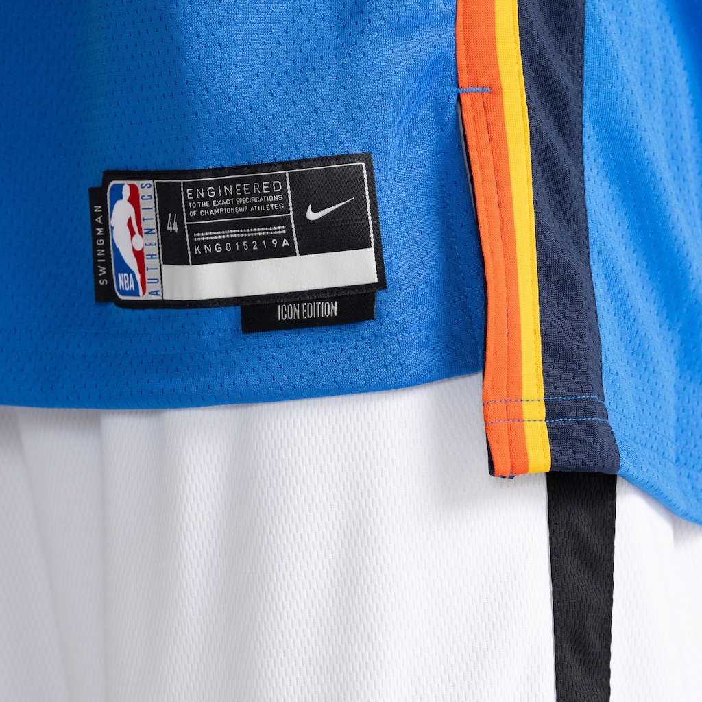 Imagem 5 do produto Camiseta Regata Nike Oklahoma City Thunder 22/23 Icon Edition Masculina