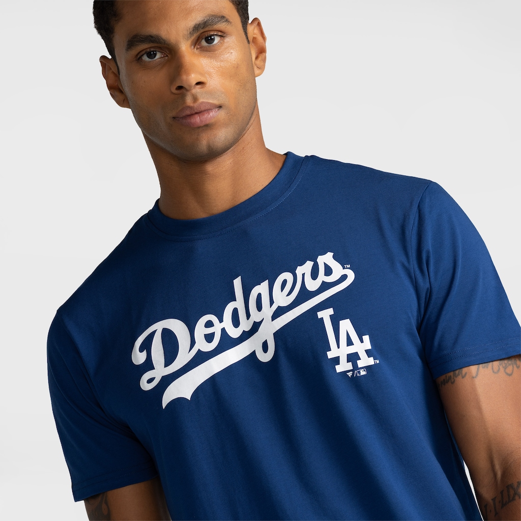 Imagem 4 do produto Camiseta Fanatics MLB Los Angeles Dodgers Wordmark Masculina