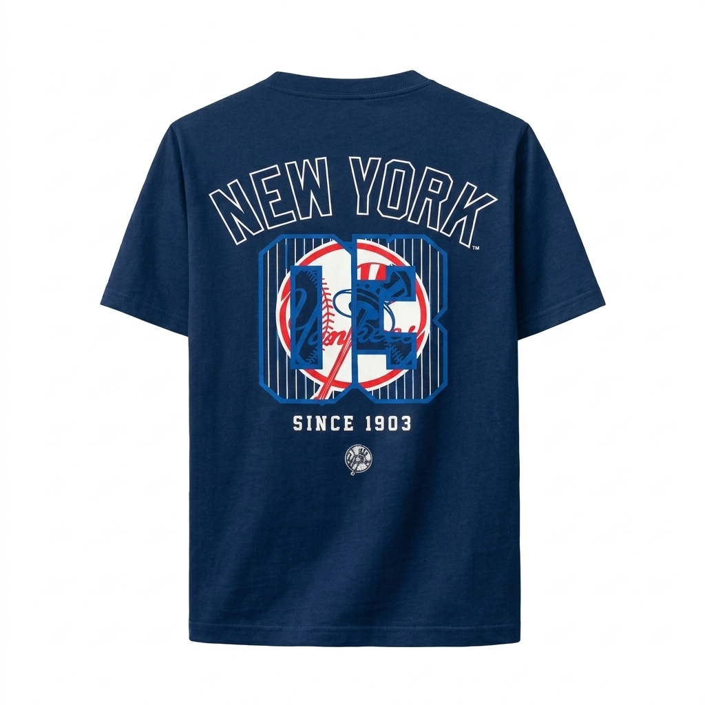 Imagem 2 do produto Camiseta Fanatics Major League Baseball Textured Print New York Yankees Infantil