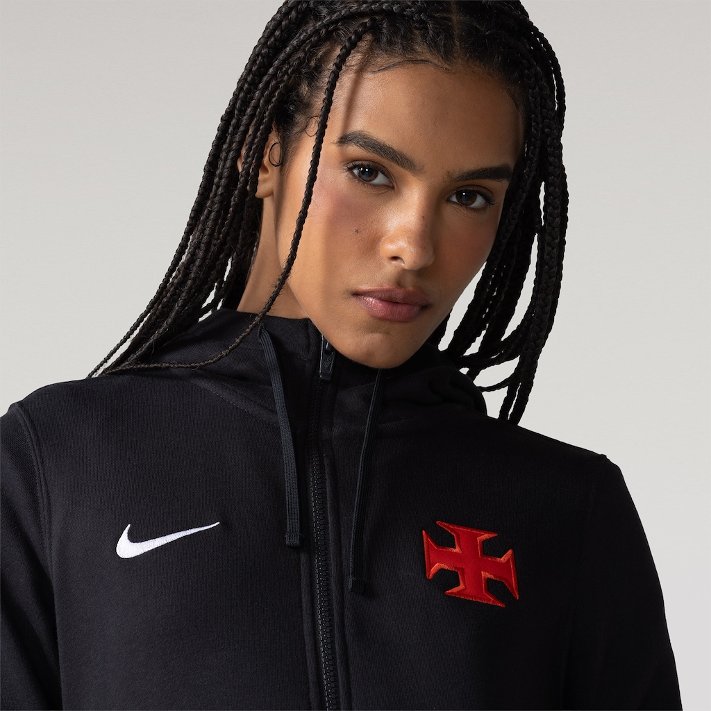Imagem 4 do produto Jaqueta do Vasco Nike Club Hoodie FZ Feminina