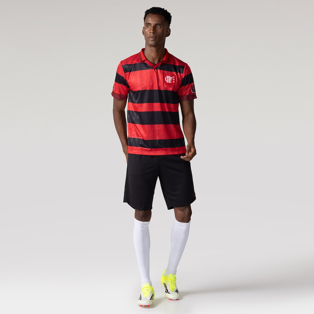 Imagem 3 do produto Camisa do Flamengo Retrô 1996 Home Betel Masculina