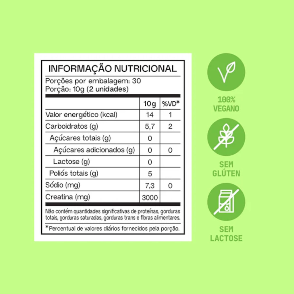Imagem 3 do produto Creatina Guday Maçã Verde Pectina em Gomas - 60