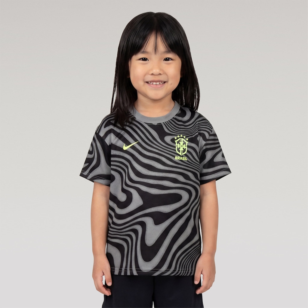 Imagem 4 do produto Camisa Brasil Nike CBF AOP Tee - Infantil