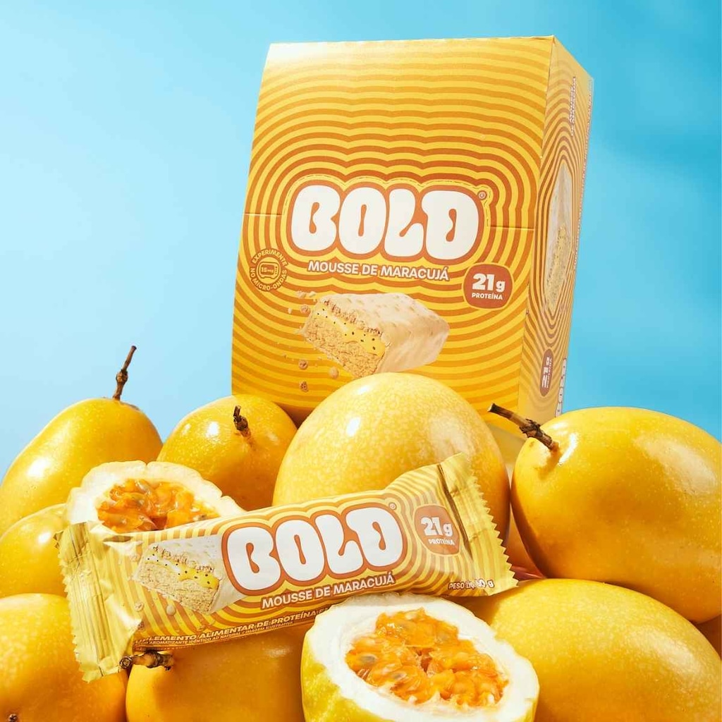 Imagem 4 do produto Barra de Proteína Bold Mousse de Maracujá 60g
