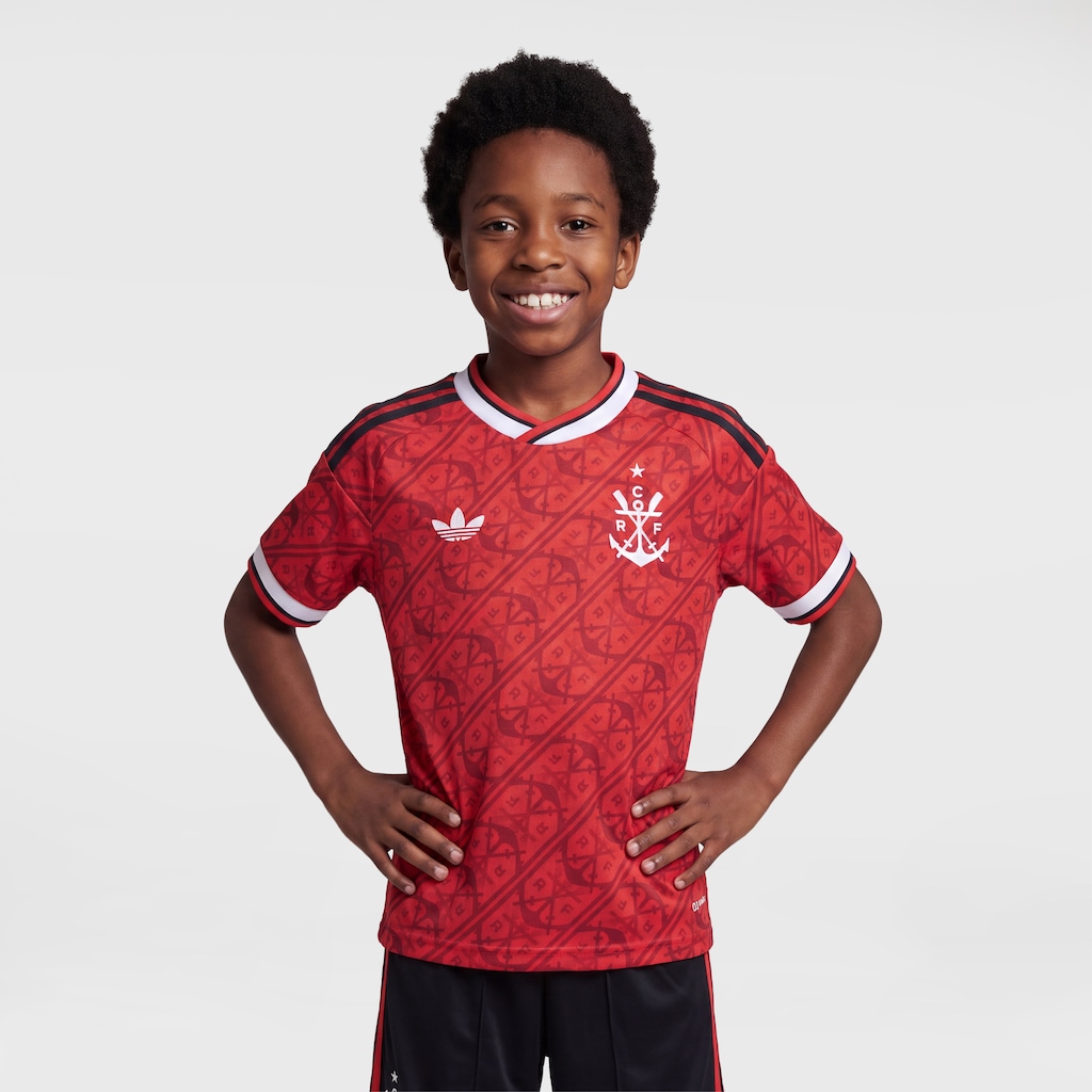 Imagem 1 do produto Camisa do Flamengo III 2026/27 adidas Torcedor Infantil