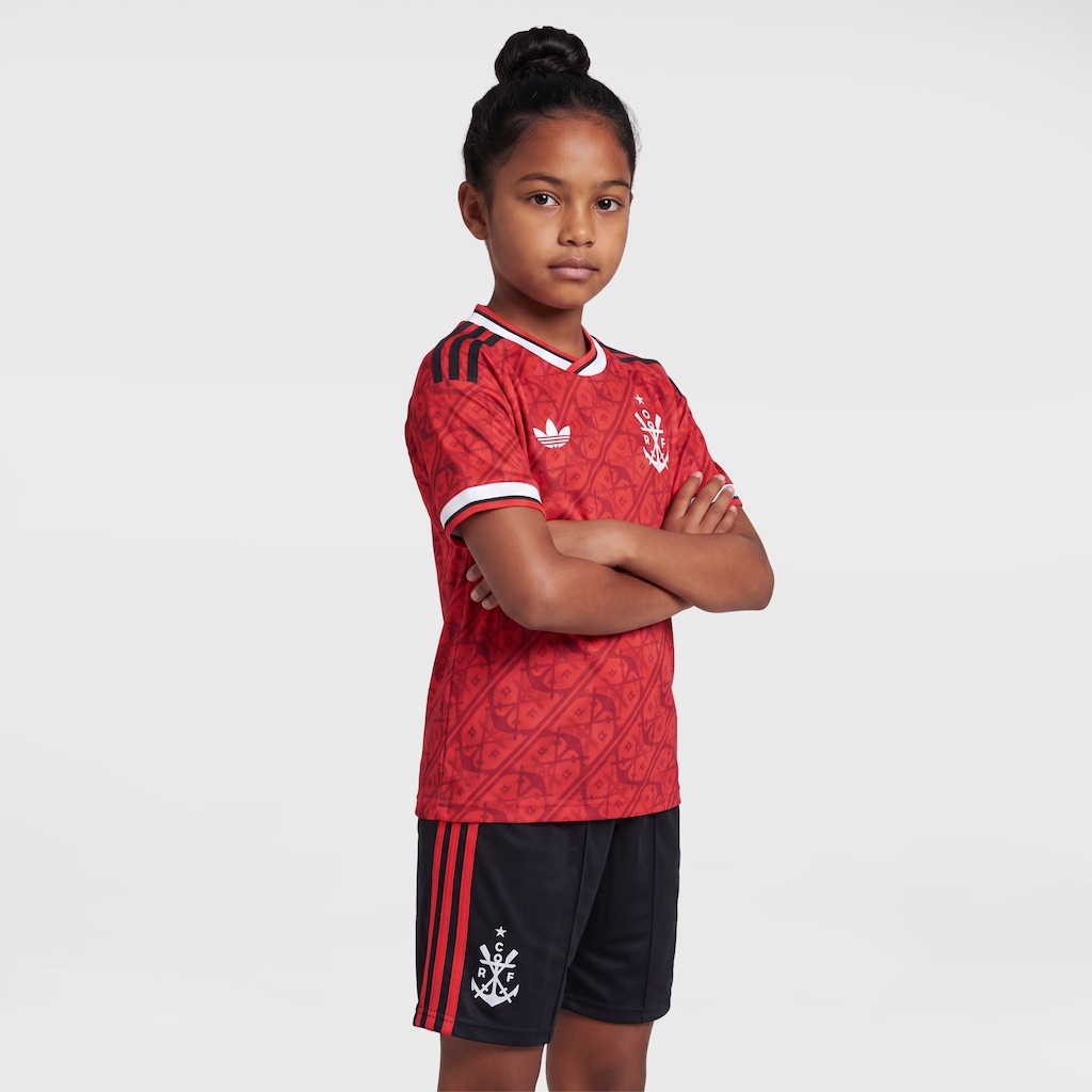 Imagem 4 do produto Camisa do Flamengo III 2026/27 adidas Torcedor Infantil