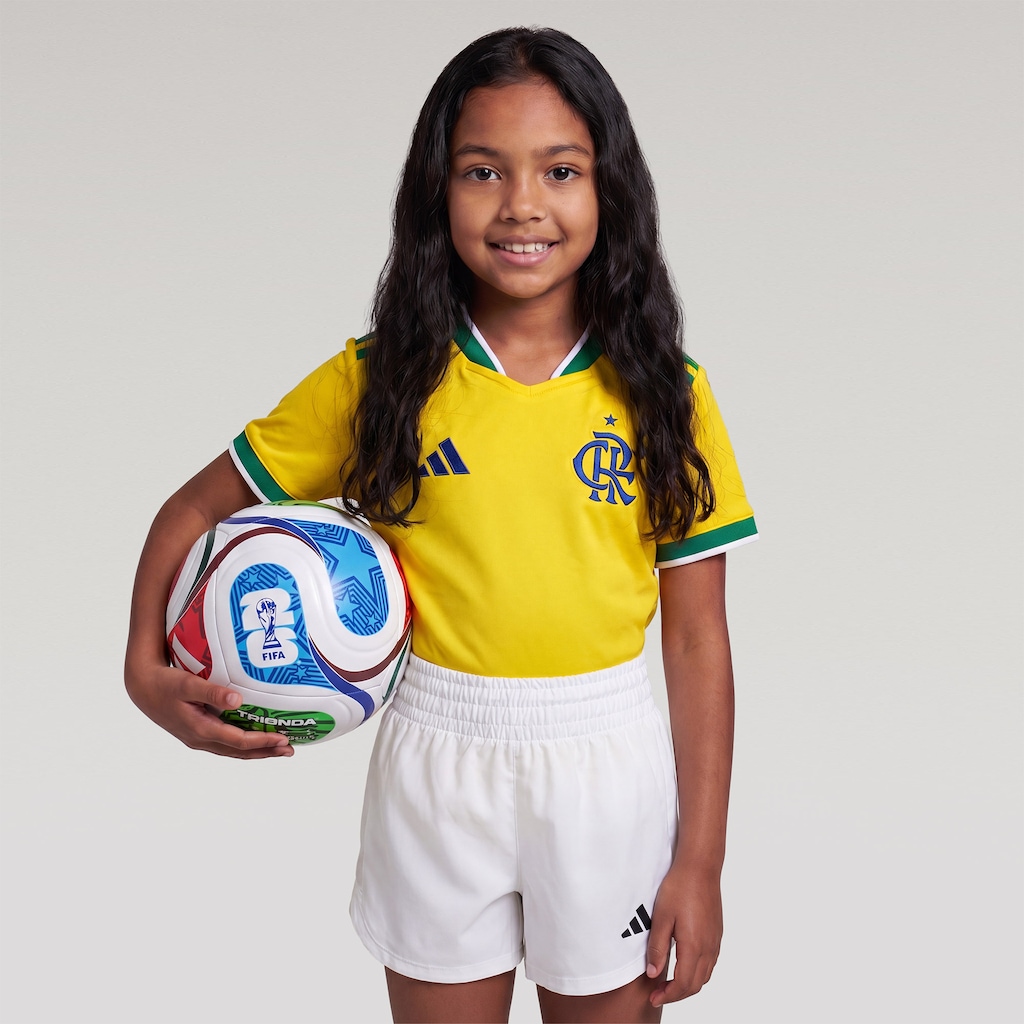 Imagem 4 do produto Camisa adidas Flamengo Brasil 26 Infantil