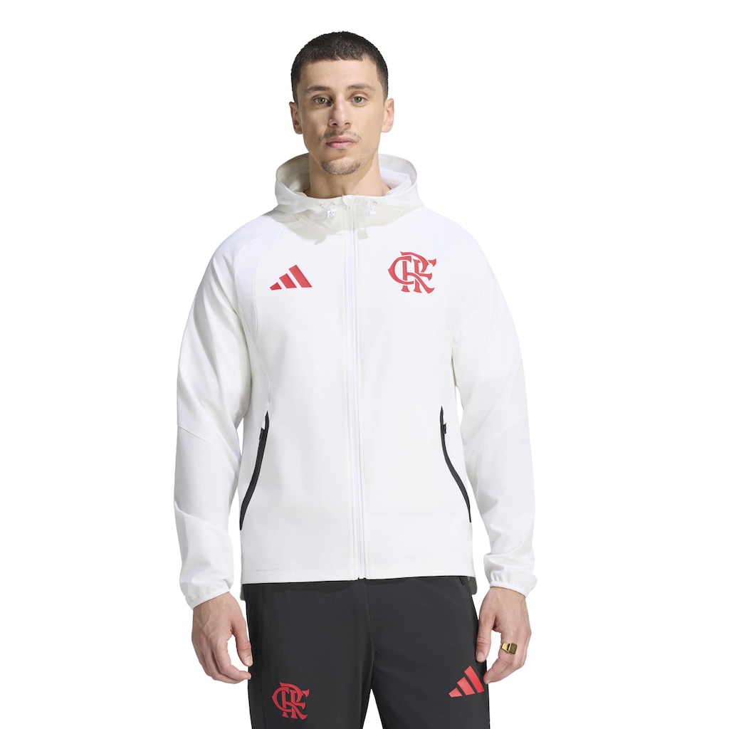 Imagem 2 do produto Jaqueta Corta Vento do Flamengo 2026 adidas TT Masculina