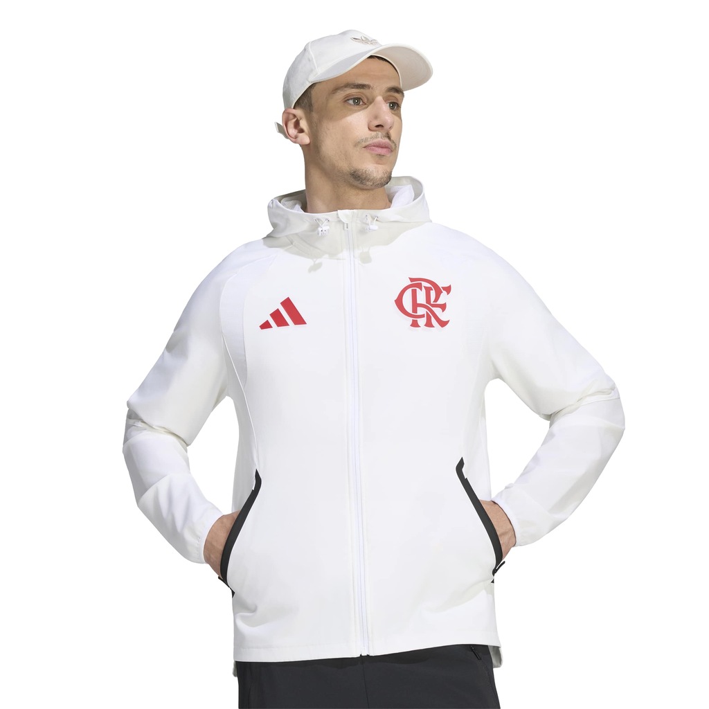 Imagem 5 do produto Jaqueta Corta Vento do Flamengo 2026 adidas TT Masculina
