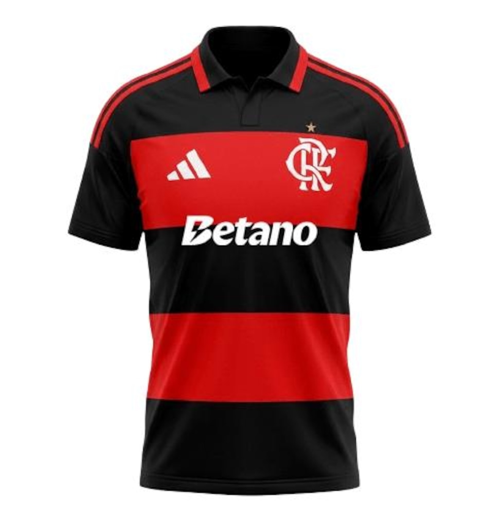 Imagem 1 do produto Camisa do Flamengo I 26/27 Torcedor adidas Masculina