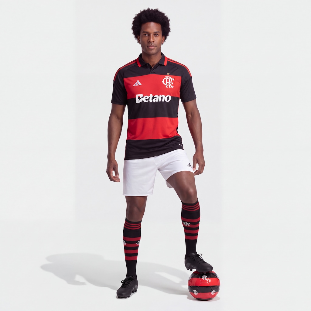 Imagem 4 do produto Camisa do Flamengo I 26/27 Torcedor adidas Masculina
