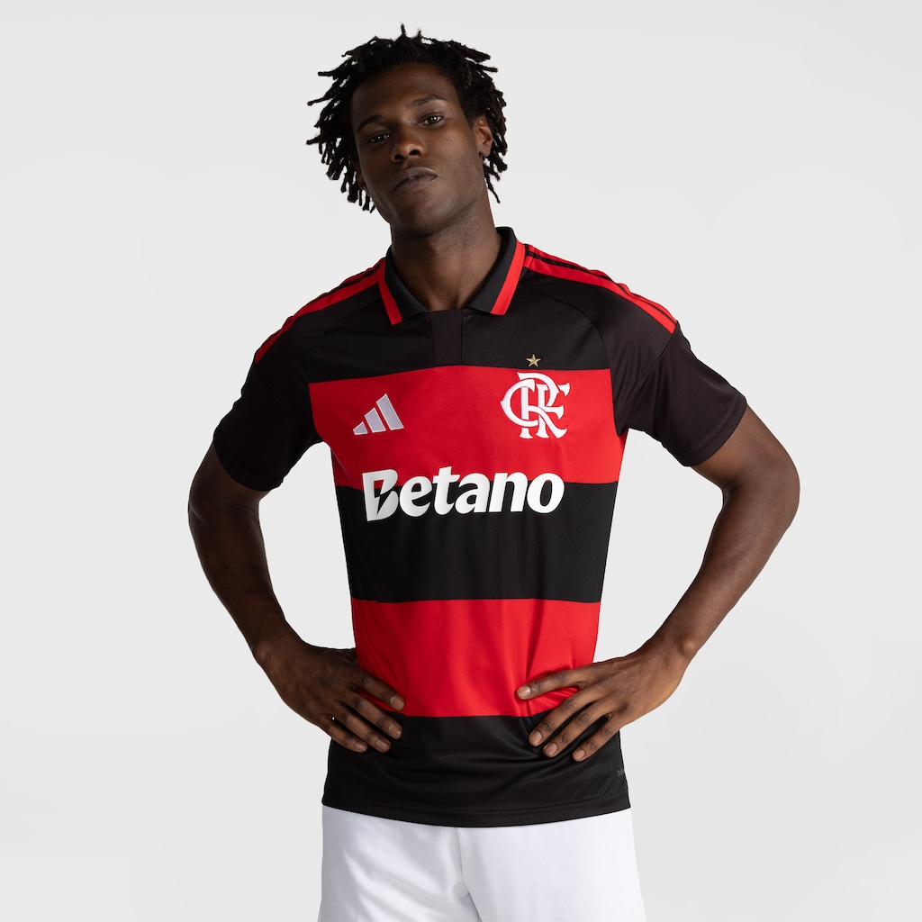 Imagem 1 do produto Camisa do Flamengo I 26/27 Torcedor adidas Masculina