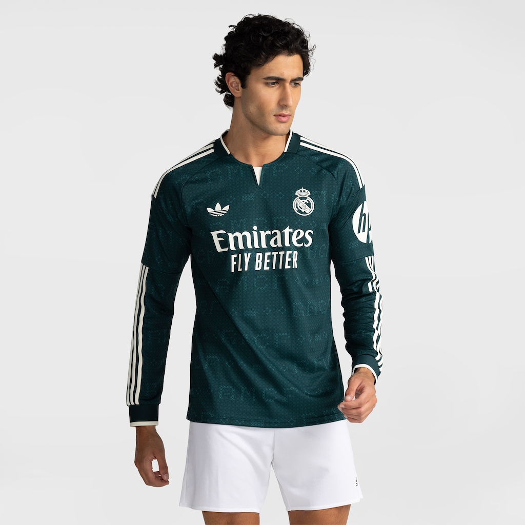 Imagem 1 do produto Camisa Manga Longa Real Madrid II 26/27 Torcedor Masculina