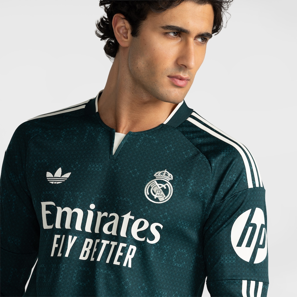 Imagem 4 do produto Camisa Manga Longa Real Madrid II 26/27 Torcedor Masculina