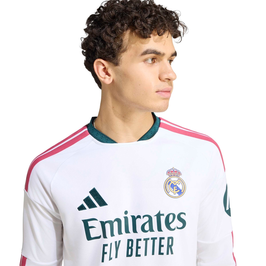 Imagem 5 do produto Camisa Manga Longa Real Madrid I 2026/27 adidas Torcedor Masculina