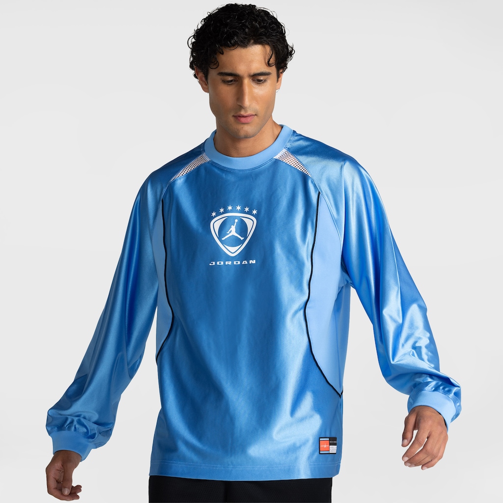 Imagem 1 do produto Camiseta de Goleiro Jordan Manga Longa Brooklyn FC Nika Masculina