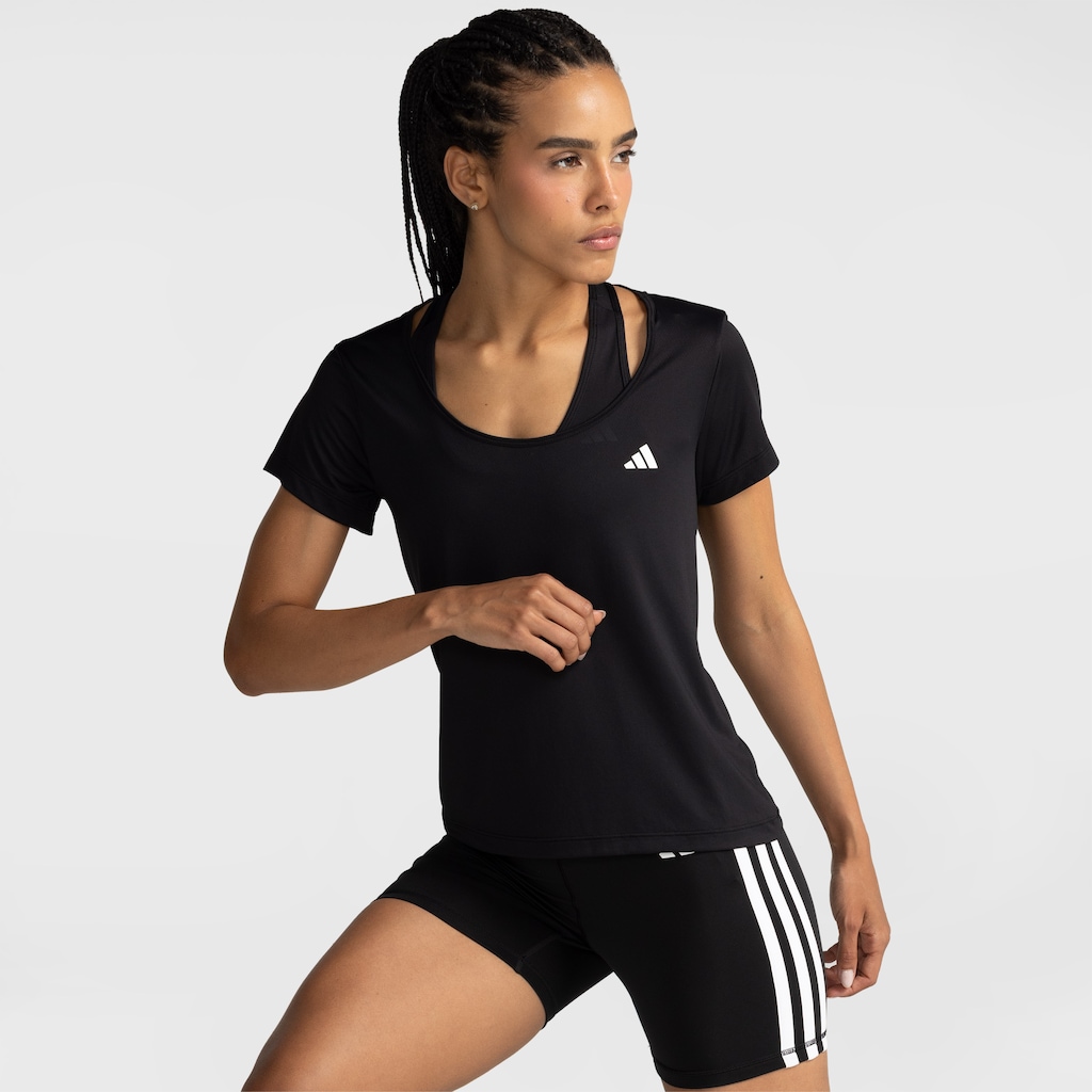 Imagem 1 do produto Camiseta Ess Polyamide Cutout adidas Feminino
