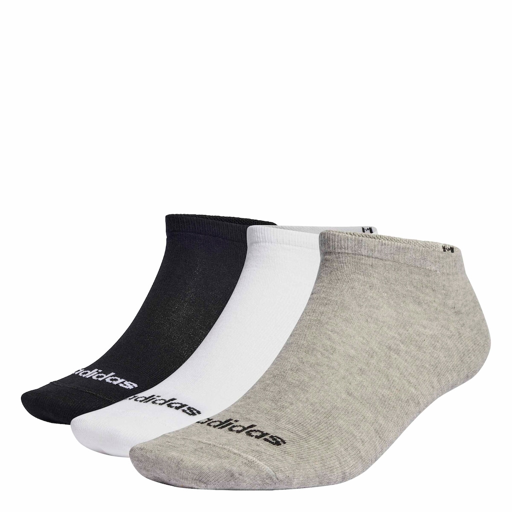 Imagem 1 do produto Kit Meias adidas Cano Baixo com 3 Pares - Adulto